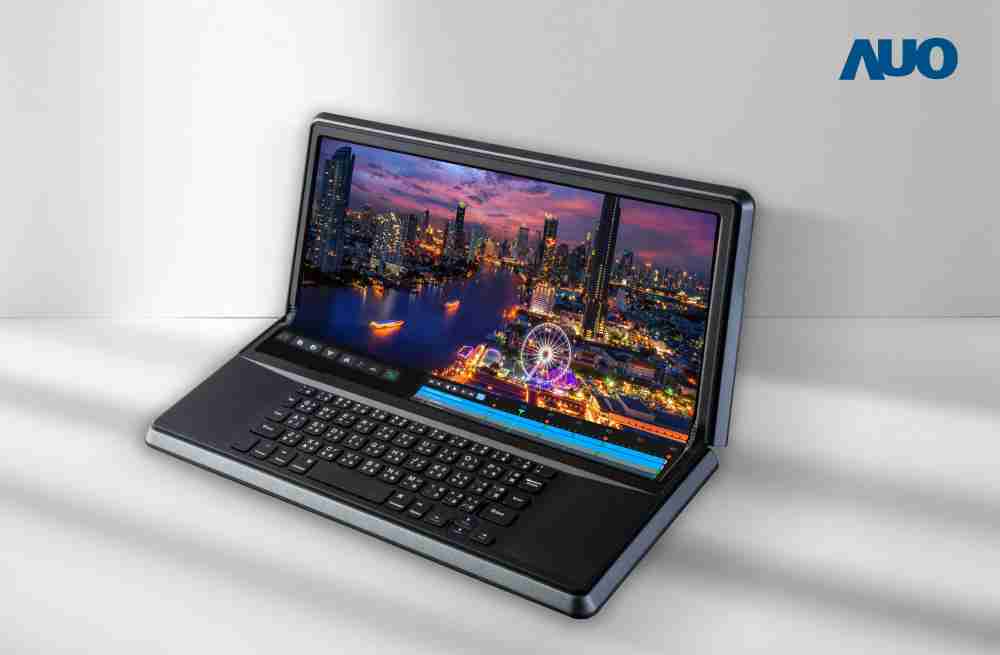 z6尊龙14.6吋Micro LED折迭显示屏幕，，搭配半径4mm的弯折绞炼，，以及高画素、、、、高亮度、、、高对比度的显示技术特点，，即便在大视角下仍保有绝佳色相与亮度